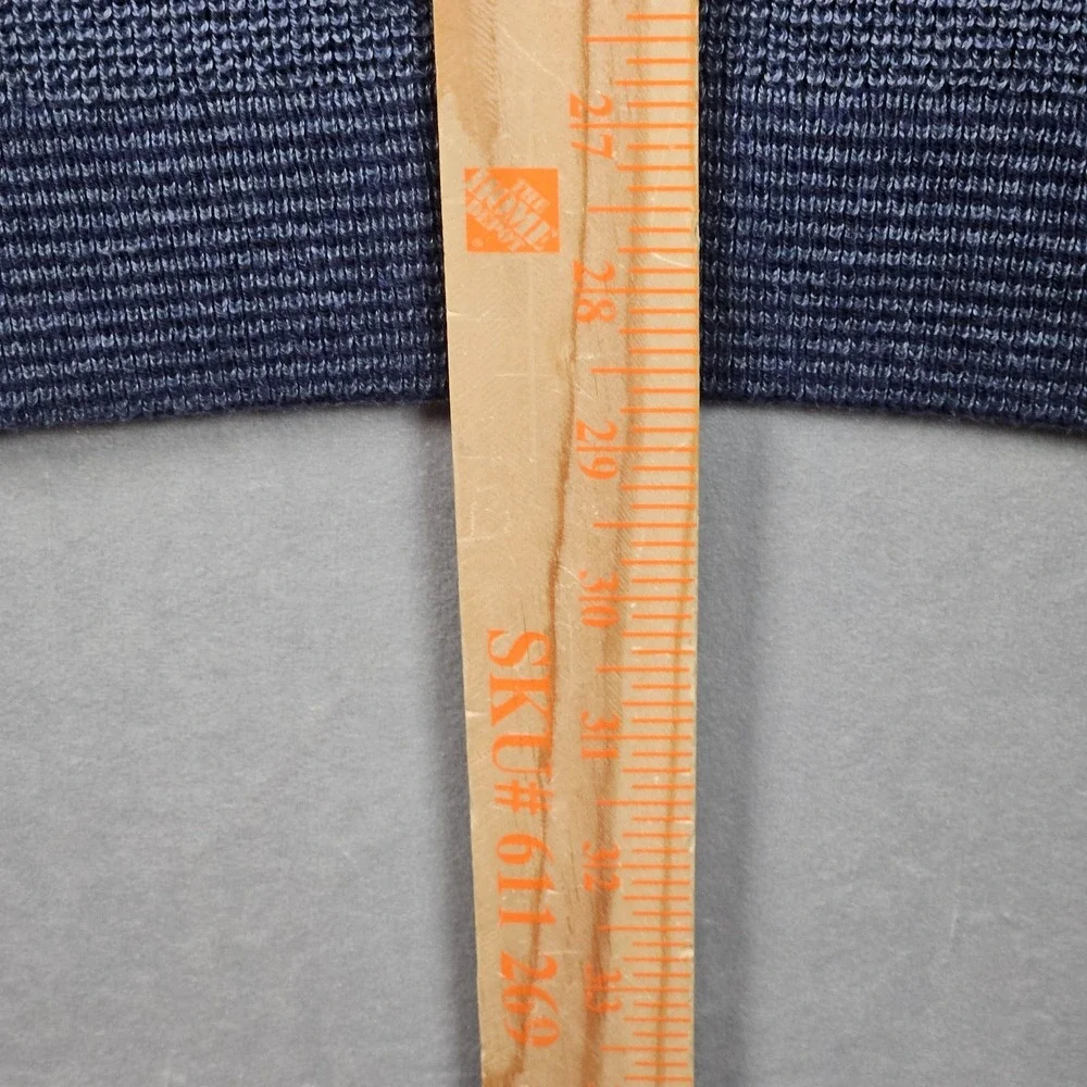 Southern Tide Sweatshirt Mens XL Blue Bailer Jade 1/4 Zip Waffle Knit Outdoor - Picture 6 of 11